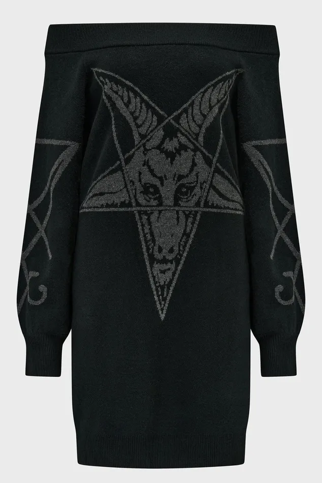 Women Maxi Killstar Demontorn Sweater Dress