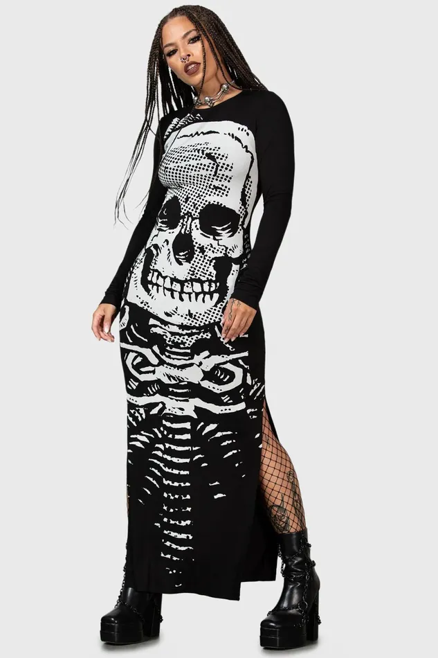 Women Maxi Killstar Spine Chilling Maxi Dress