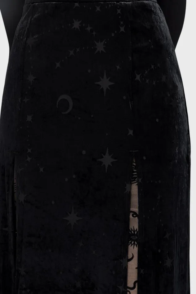 Women Maxi Skirts Killstar Coma Star Maxi Skirt