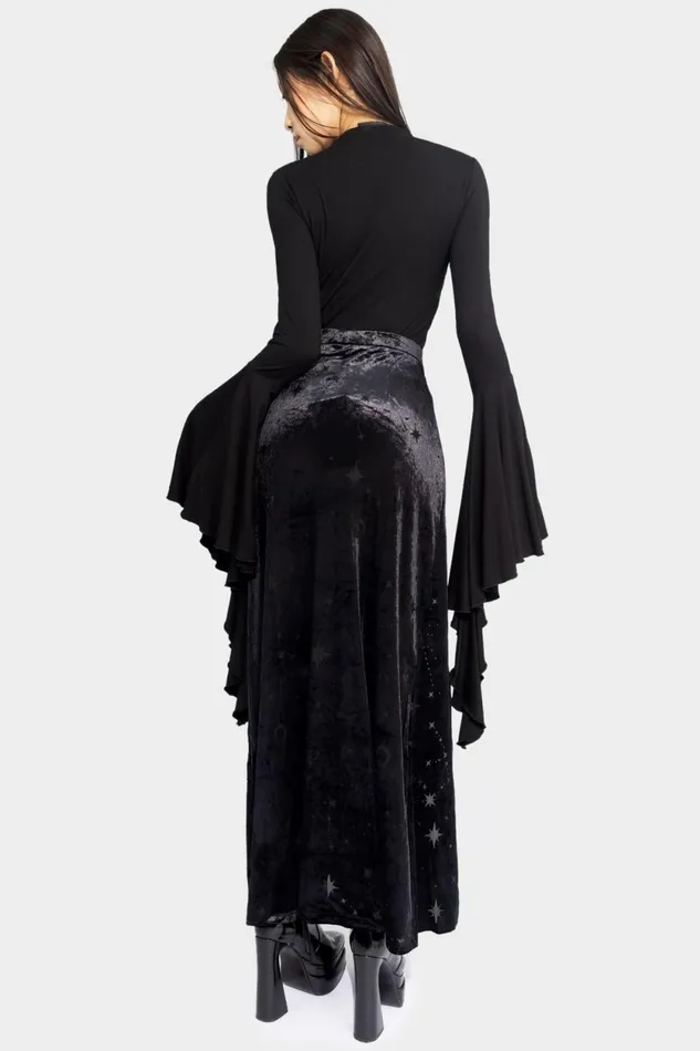 Women Maxi Skirts Killstar Coma Star Maxi Skirt
