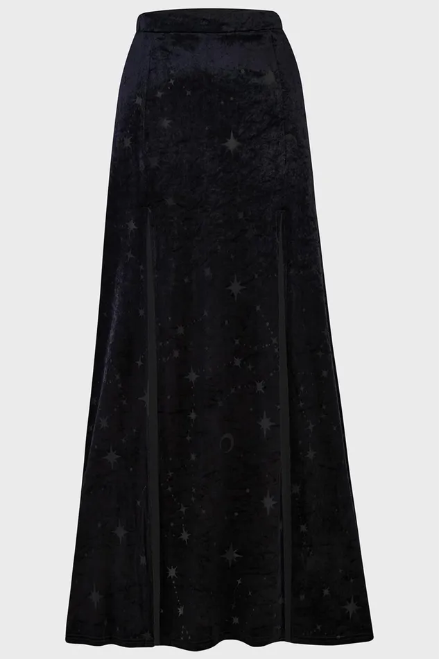 Women Maxi Skirts Killstar Coma Star Maxi Skirt