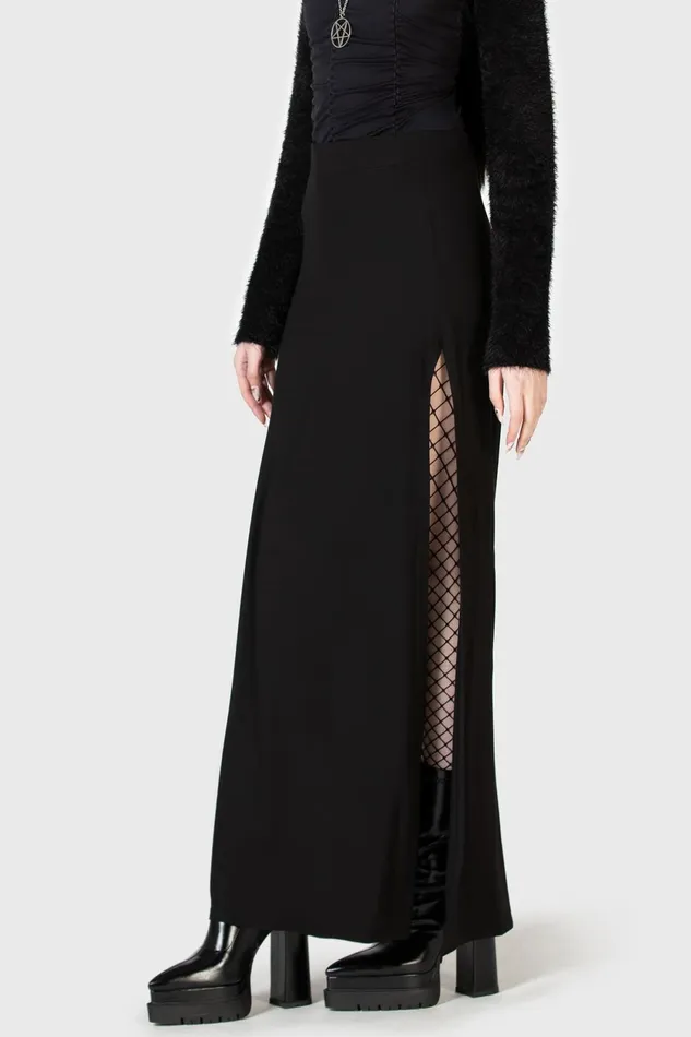 Women Maxi Skirts Killstar Nocturnal Shade Maxi Skirt