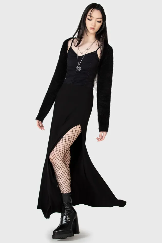 Women Maxi Skirts Killstar Nocturnal Shade Maxi Skirt
