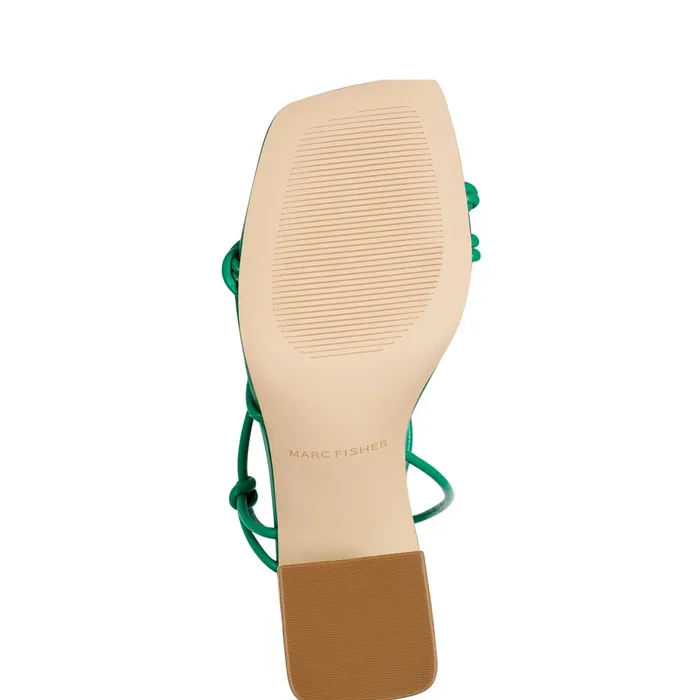 Women Meggiane Block Heel Sandal Green Marc Fisher Sandals