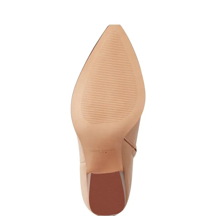 Women Melysa Dress Bootie Light Natural Leather Marc Fisher Booties