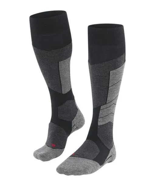WomenMen BC1 Unisex Biking Kneehigh Socks Black FALKE Cycling Socks