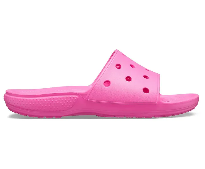 WomenMen Classic Crocs Slide Electric Pink Crocs Sandals
