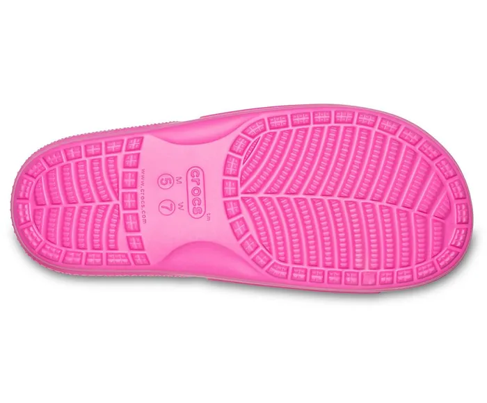 WomenMen Classic Crocs Slide Electric Pink Crocs Sandals