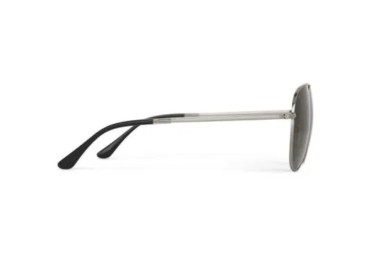 WomenMen Hudson Shiny Gunmetal 8211 Green Grey TOMS Sunglasses