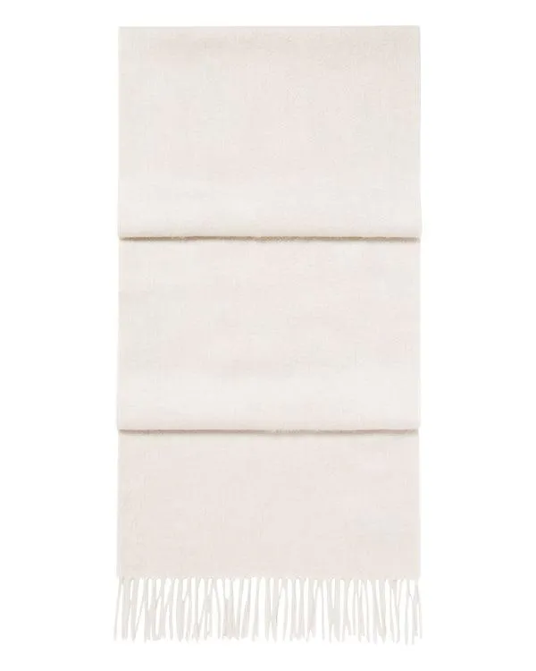 WomenMen Unisex Large Woven Cashmere ScarfIn Ecru White Ecru White NPeal Cashmere Scarves WomenMen Unisex Large Woven Cashmere ScarfIn Ecru White Ecru White NPeal Cashmere Scarves