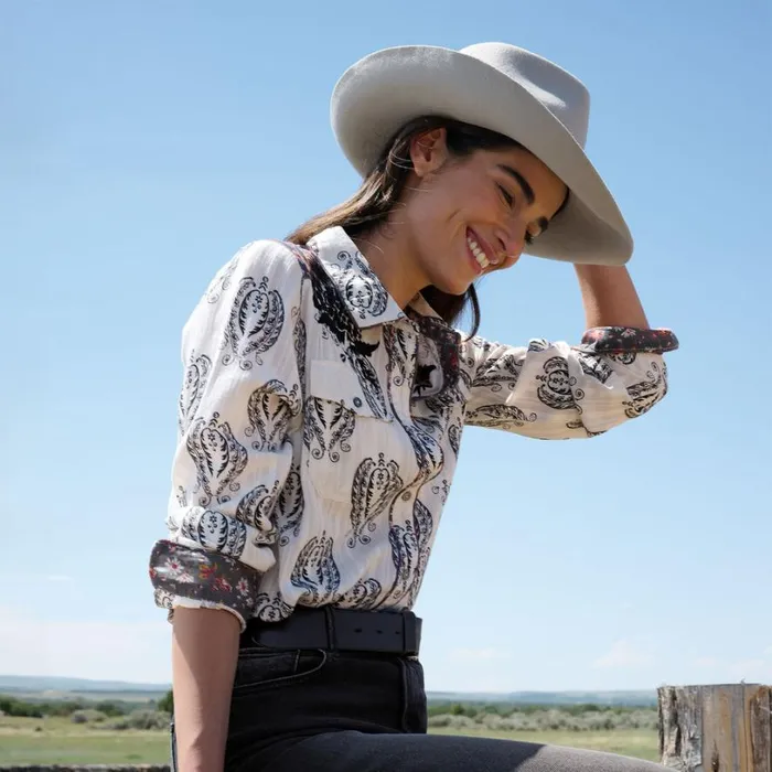 Women Michaela Shirt Petite White Sundance Catalog Petite Styles