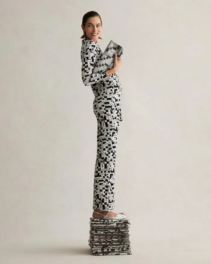 Women Michelle Jumpsuit Tiny Dvf 50th Crossword Ivory DVF Jumpsuits and Rompers