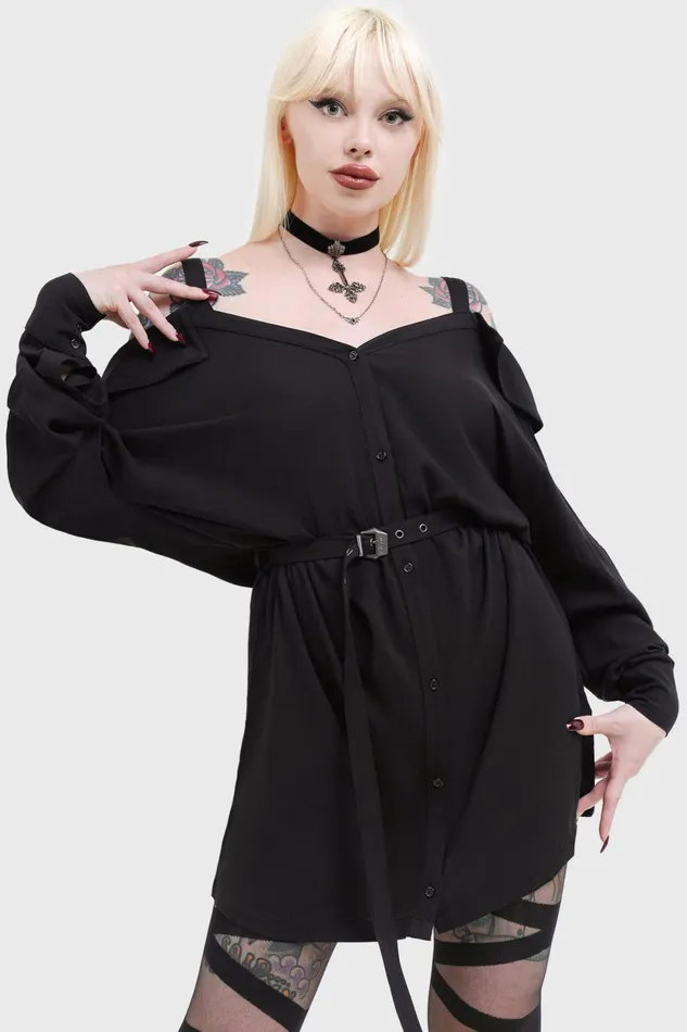 Women Mini Killstar Poison Dart Dress
