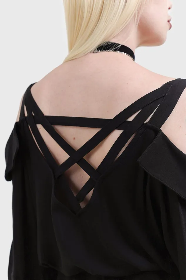 Women Mini Killstar Poison Dart Dress