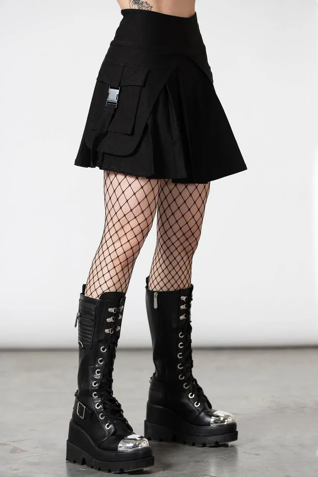 Women Mini Skirts Killstar Vanya Pleated Mini Skirt