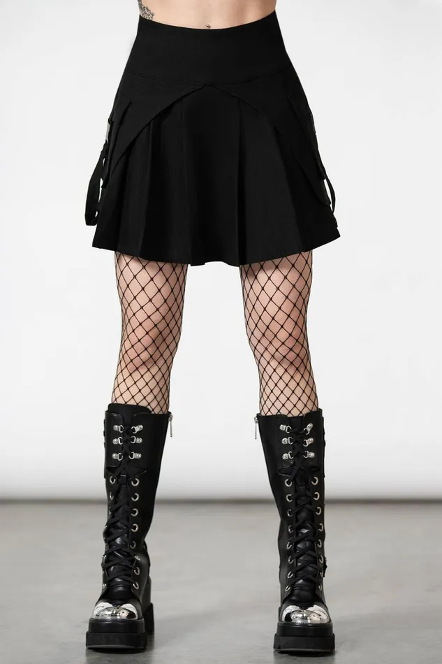 Women Mini Skirts Killstar Vanya Pleated Mini Skirt