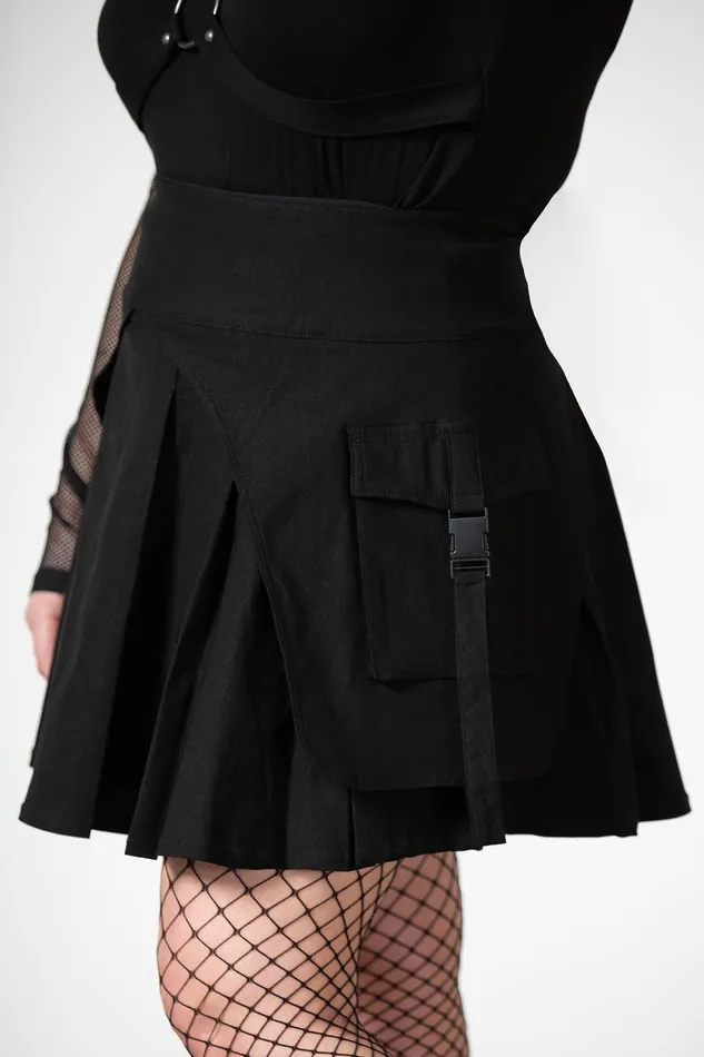 Women Mini Skirts Killstar Vanya Pleated Mini Skirt