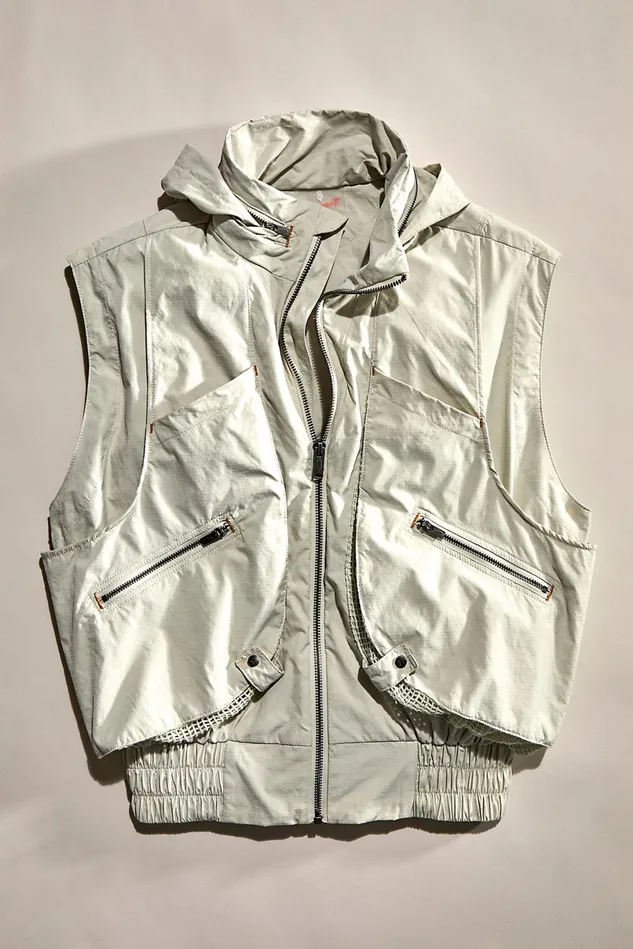 Women Outerwear Free People Off The Grid Vest Bone