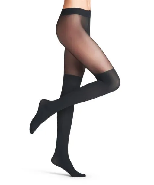 Women Overknee 25 DEN Women Tights Graphite FALKE Tights and Leggings