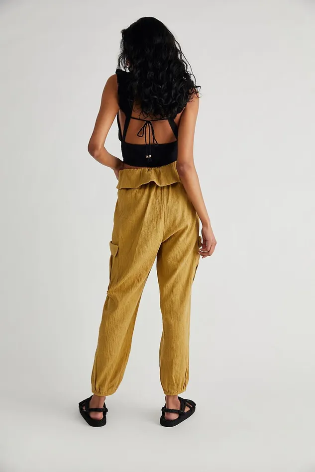 Women Pants Free People Pure Comfort Pants Golden Palm