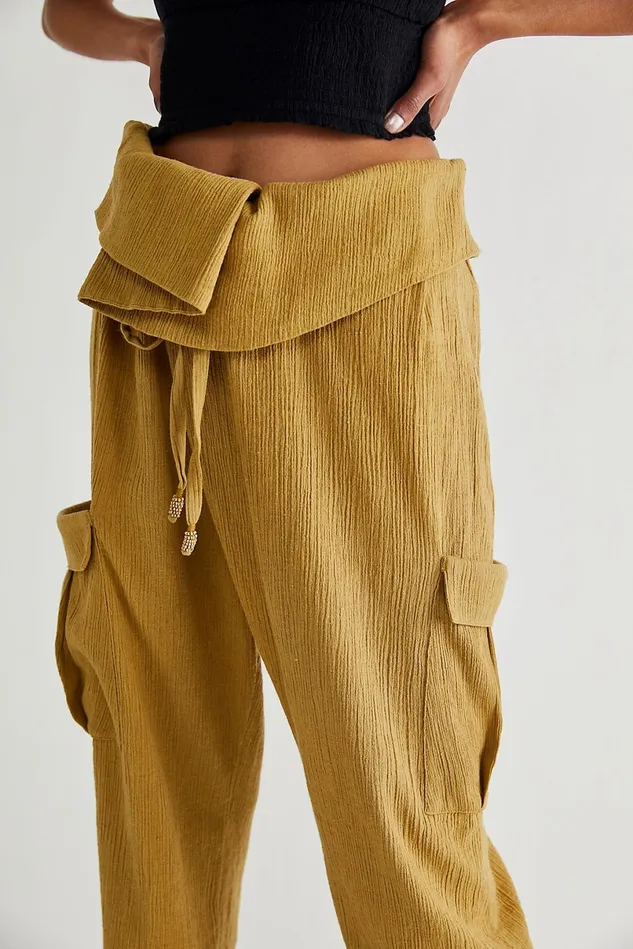Women Pants Free People Pure Comfort Pants Golden Palm