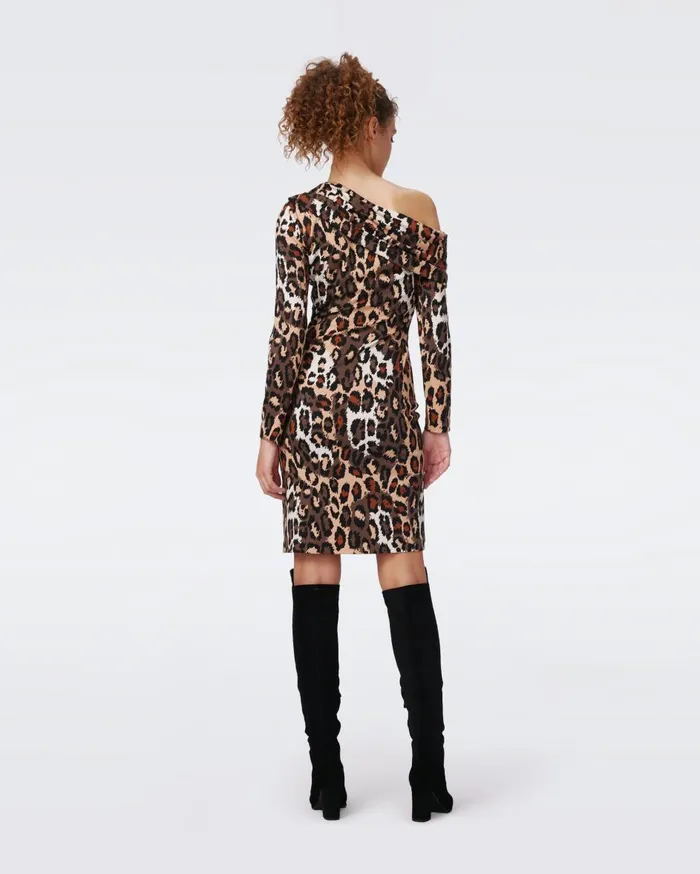 Women Perry Dress Tiny Jungle Cat DVF Dresses
