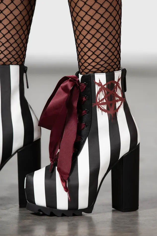 Women Platforms Killstar Lost Vegas Boots