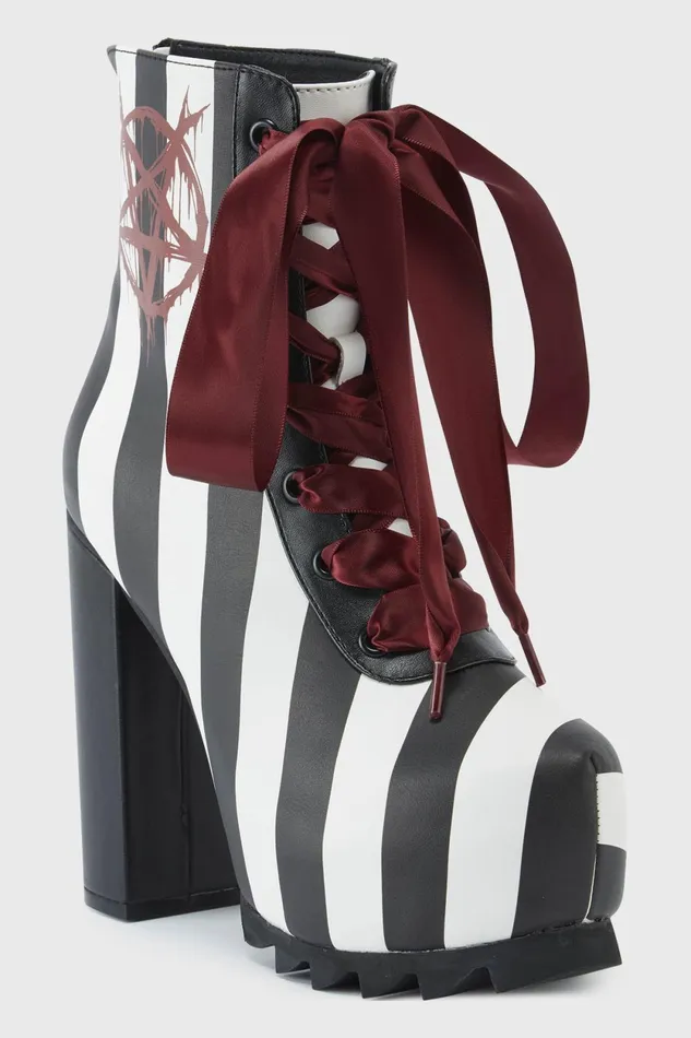 Women Platforms Killstar Lost Vegas Boots