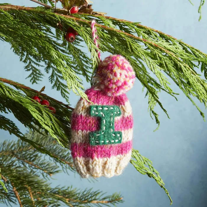 Women Pom Pom Letter Hat Ornament O Sundance Catalog Seasonal