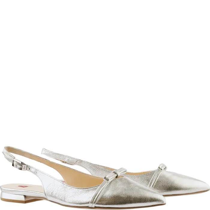 Women Pretty Slingballerinas Silver HGL Slingballerinas
