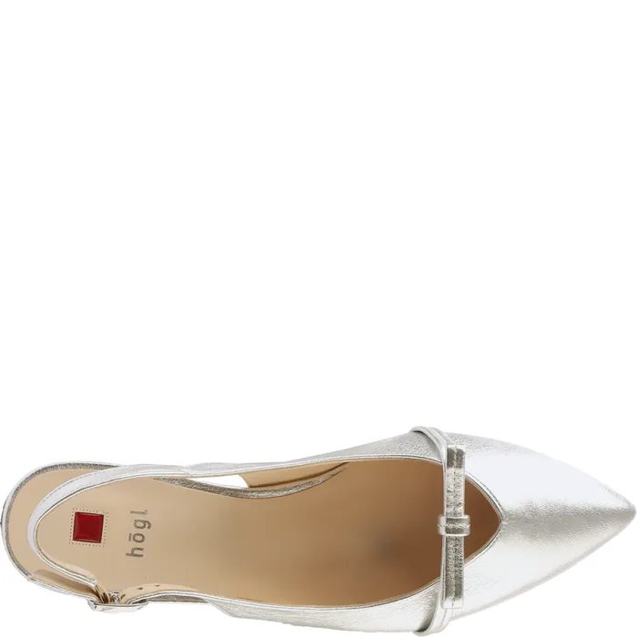 Women Pretty Slingballerinas Silver HGL Slingballerinas