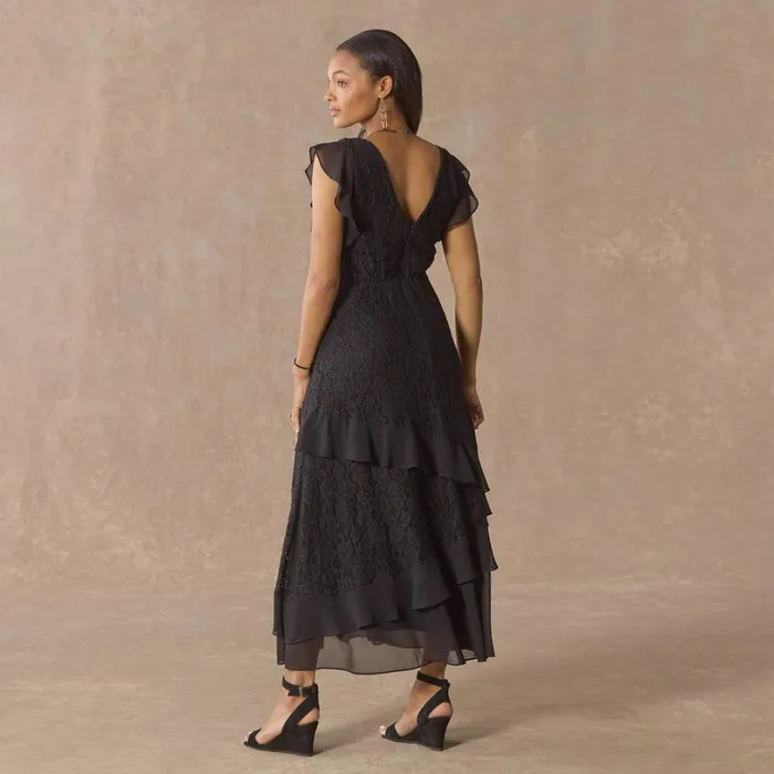 Women Promenade Au Jardin Dress Black Sundance Catalog Dresses and Jumpsuits Women Promenade Au Jardin Dress Black Sundance Catalog Dresses and Jumpsuits