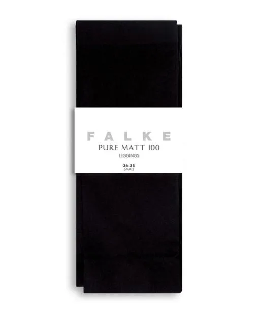 Women Pure Matt 100 DEN Women Leggings Marine FALKE Tights and Leggings
