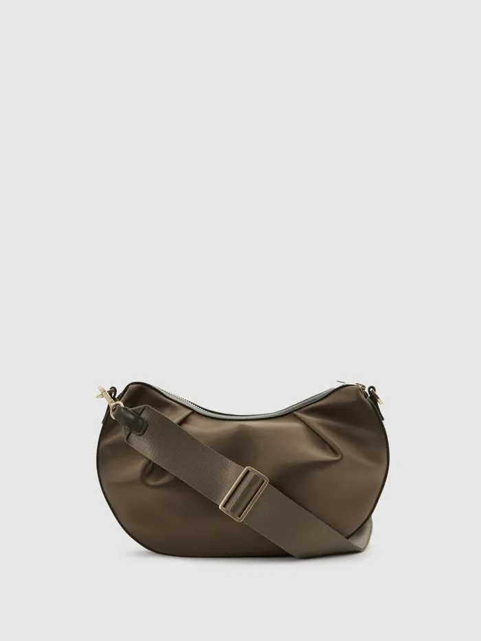 Women Reiss Bags Frances Adjustable Strap CrossBody Bag Olive