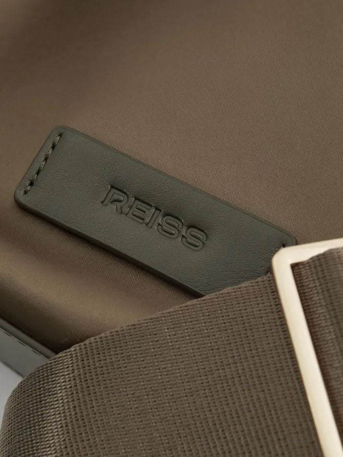 Women Reiss Bags Frances Adjustable Strap CrossBody Bag Olive