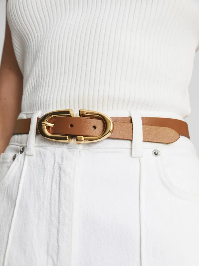 Women Reiss Belts Bailey Horseshoe Belt Tan