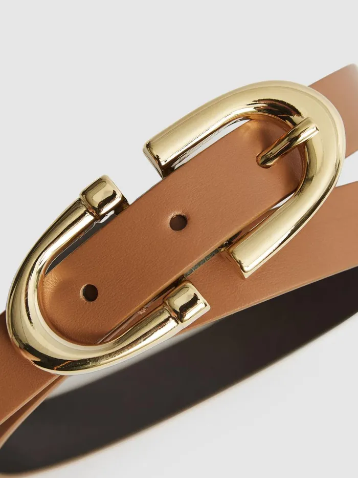 Women Reiss Belts Bailey Horseshoe Belt Tan