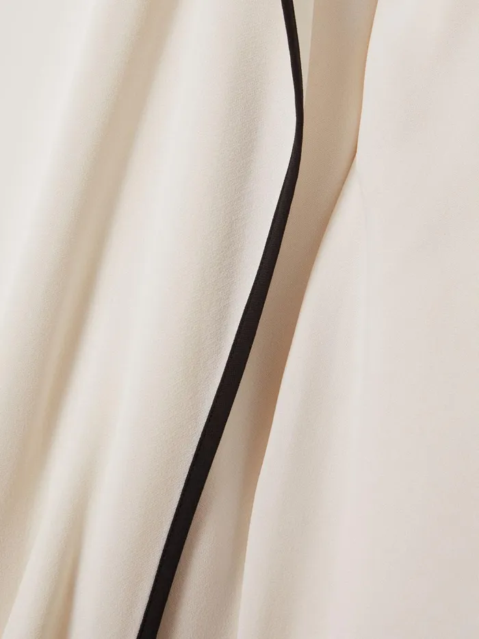 Women Reiss Blouses and Shirts Daria Ruffle Detail Cut Out Blouse White