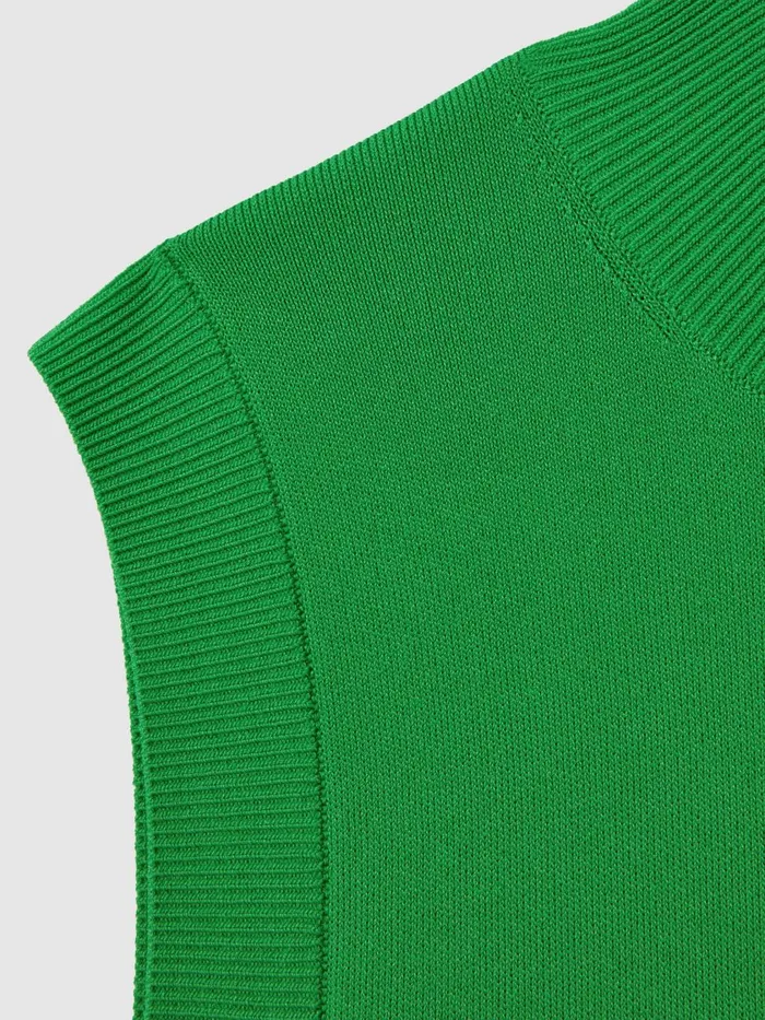 Women Reiss Brands FitandFlare Midi Dress Bright Green