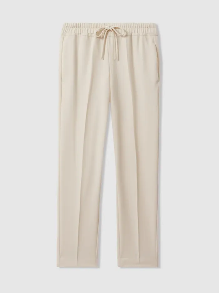 Women Reiss Pants Hailey Pull On Trousers Cream
