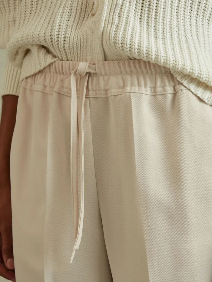 Women Reiss Pants Hailey Pull On Trousers Cream
