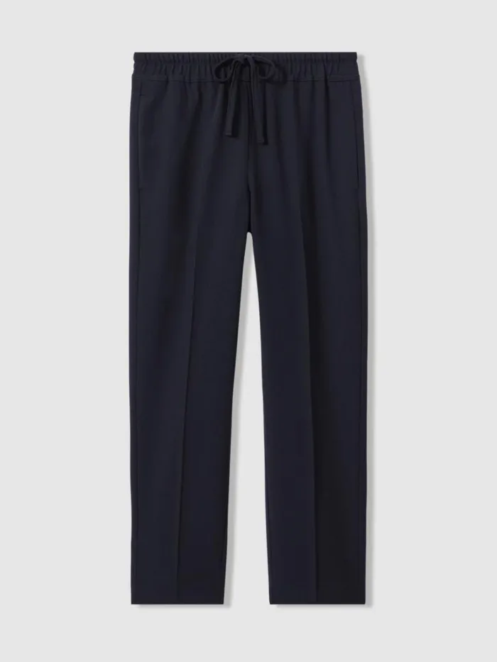 Women Reiss Pants Hailey Pull On Trousers Navy