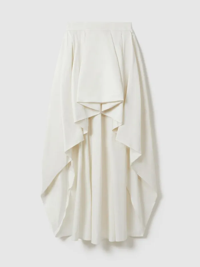 Women Reiss Skirts Eden High Low Bridal Skirt Ivory