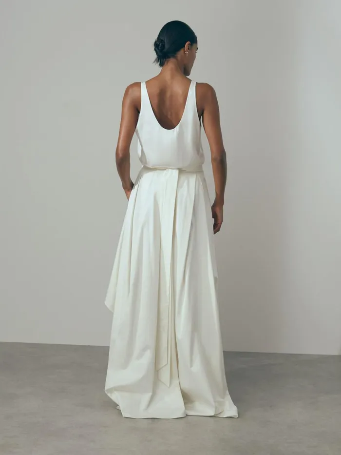 Women Reiss Skirts Eden High Low Bridal Skirt Ivory