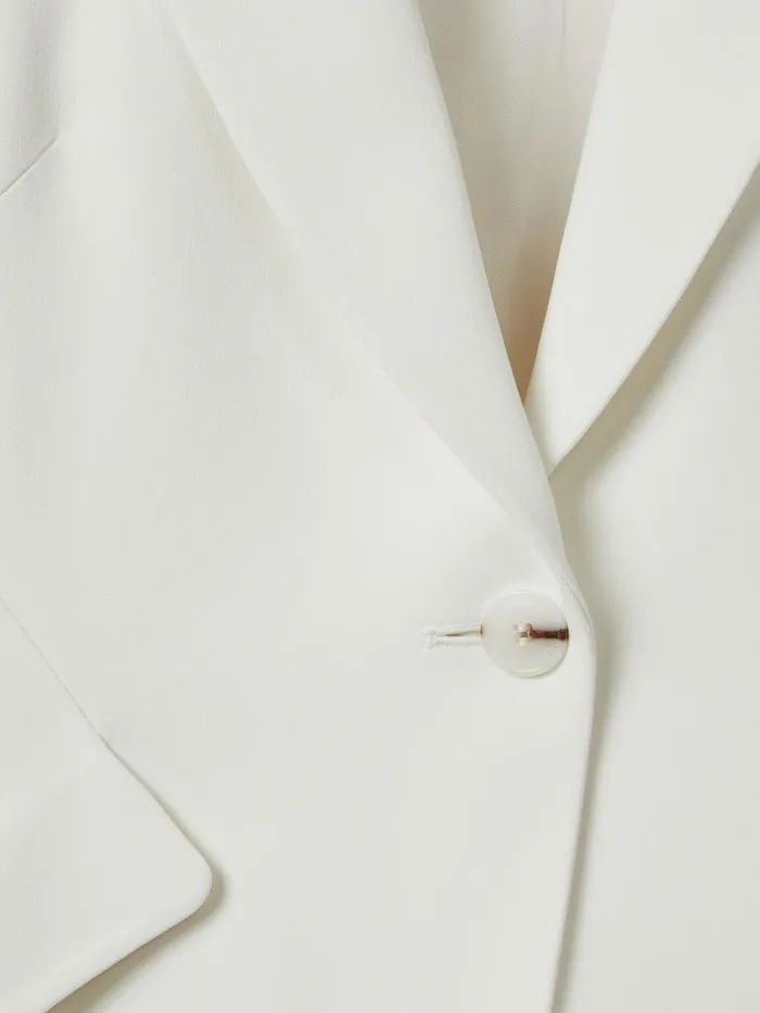 Women Reiss Suits and Tailoring Slim Fit Suit Blazer Ivory