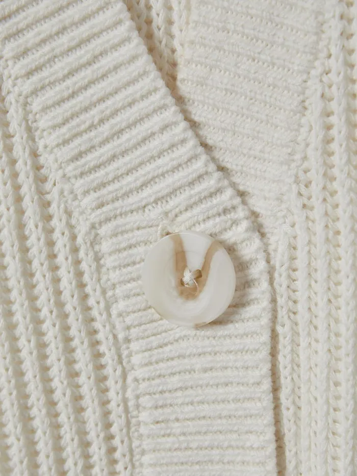 Women Reiss Tops Sinead Knitted Halter Neck Top Ivory