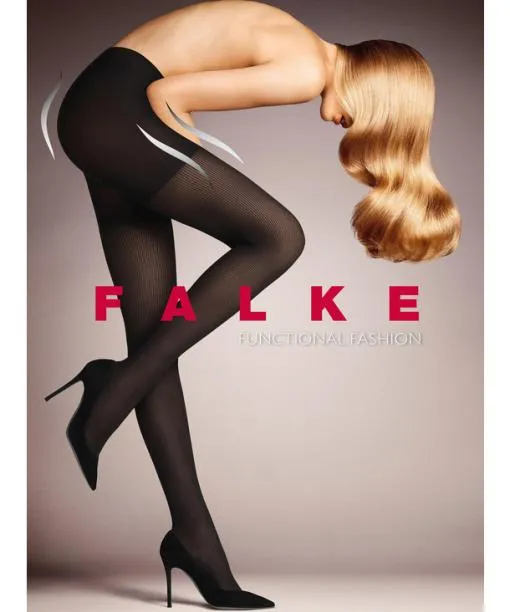 Women Rib Shaping 50 DEN Women Tights Anthracite FALKE Functionals