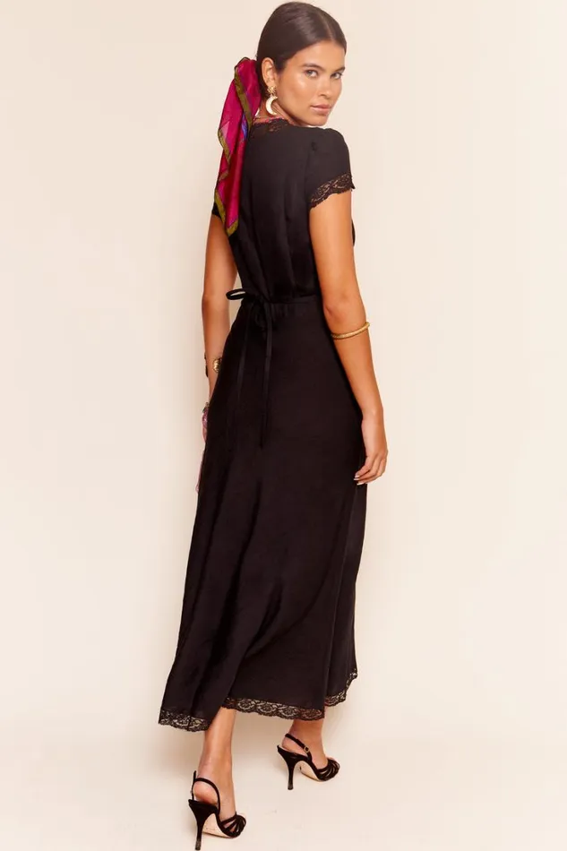 Women RIXO All Clothing Clarice Midi Dress Black