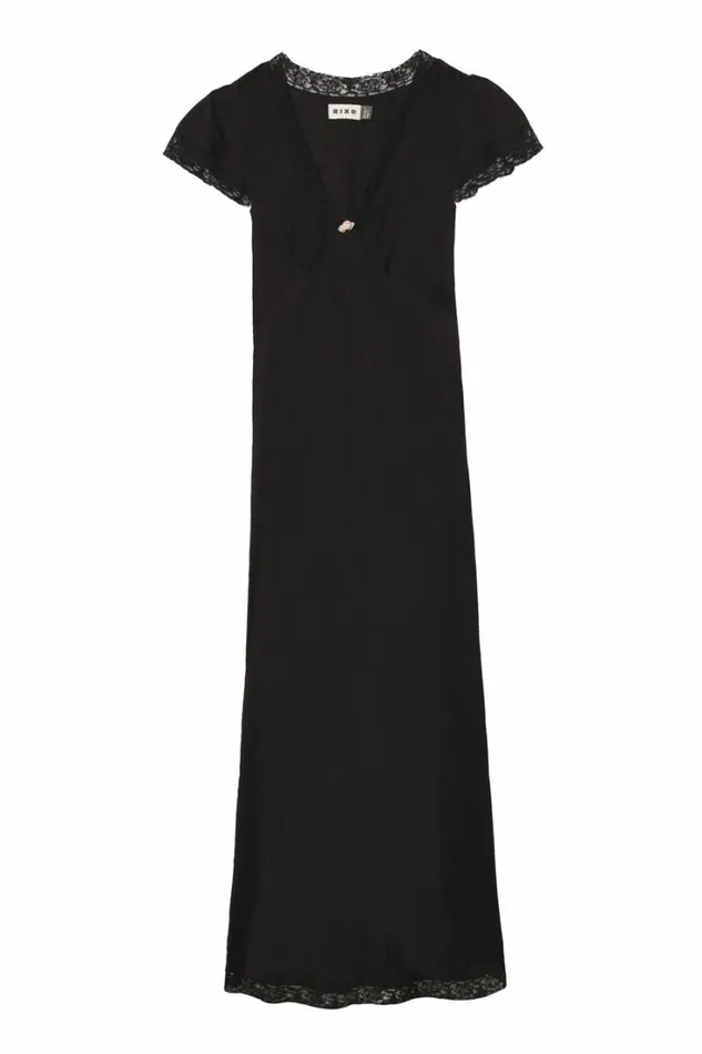 Women RIXO All Clothing Clarice Midi Dress Black