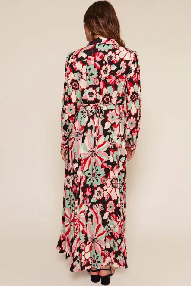 Women RIXO All Clothing Maddison Shirt Dress Parisian Daisy Multi
